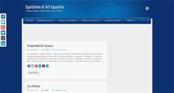 Desktop Screenshot of equitation.marocain.biz