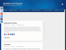 Tablet Screenshot of equitation.marocain.biz